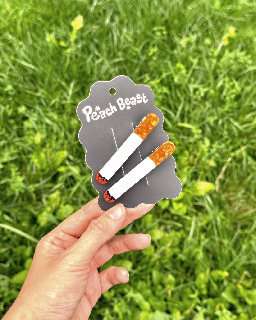Cigarette Acetate Hair Clips