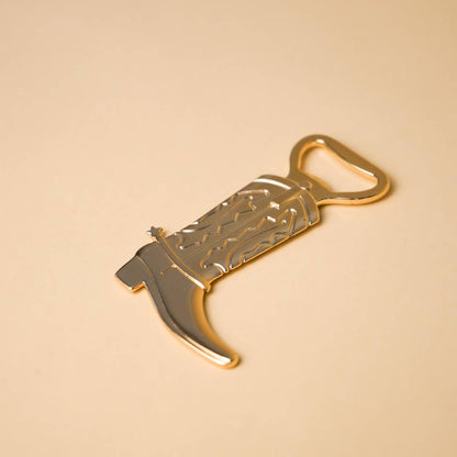 Cowboy boot bottle opener