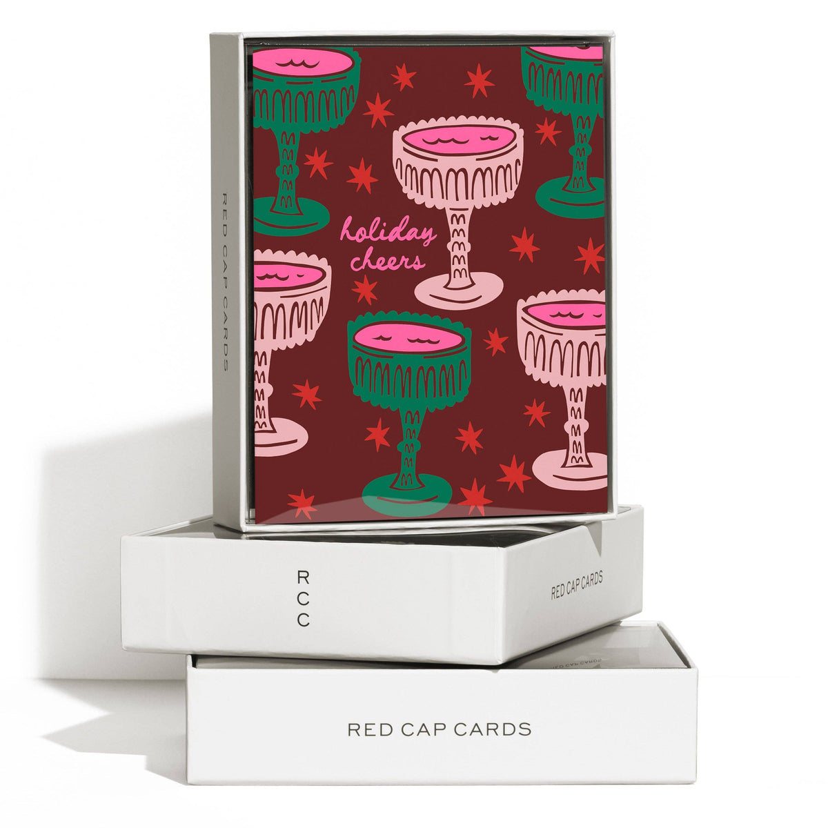 Crystal Cheers greeting card: Single