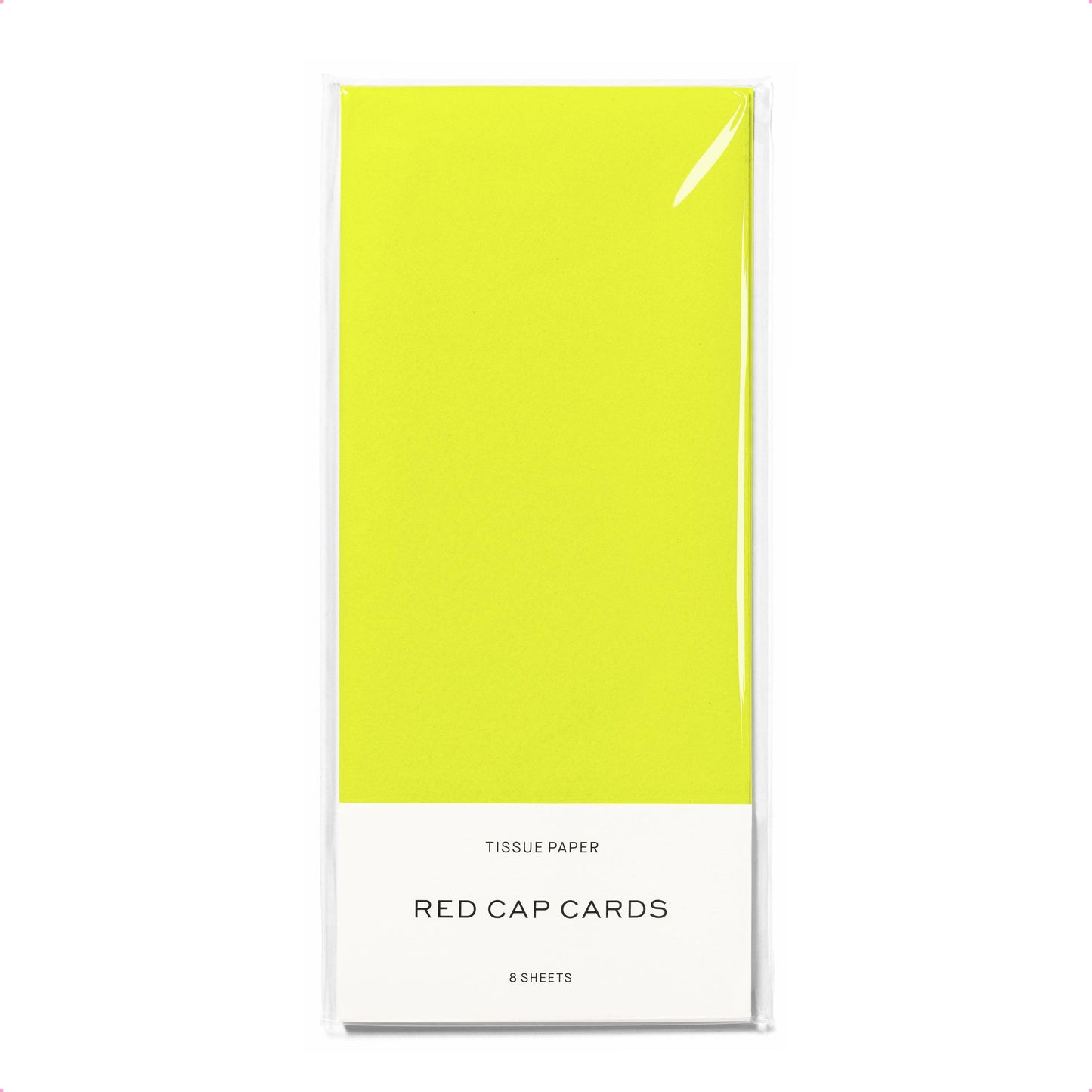 Neon Yellow tissue paper - 8 Sheets