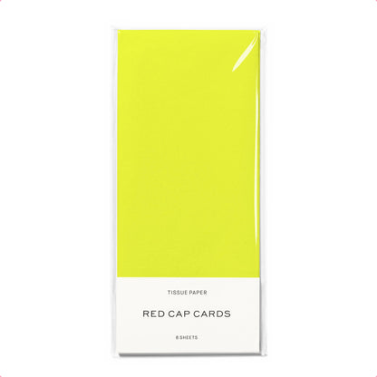 Neon Yellow tissue paper - 8 Sheets