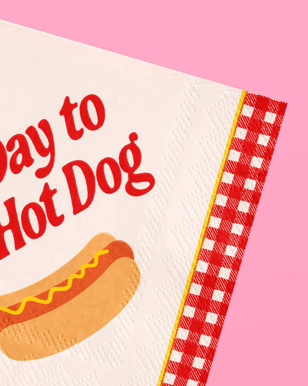 Hot Dog Napkins | BBQ, cookout, picnic, July 4th