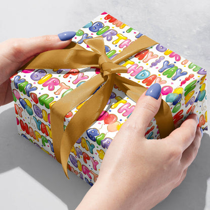 Balloon Letters - Gift Wrap Rolls