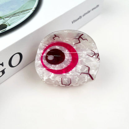 Personalized eyeball hair claw clip: C