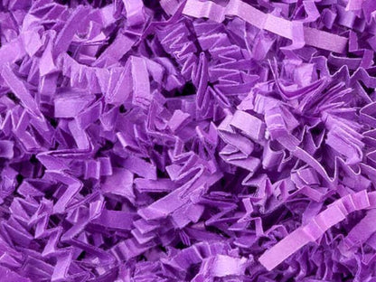 Crinkle Cut Paper Shred Small Packs: 1 Pack / 8 oz Bag / White & Iridescent