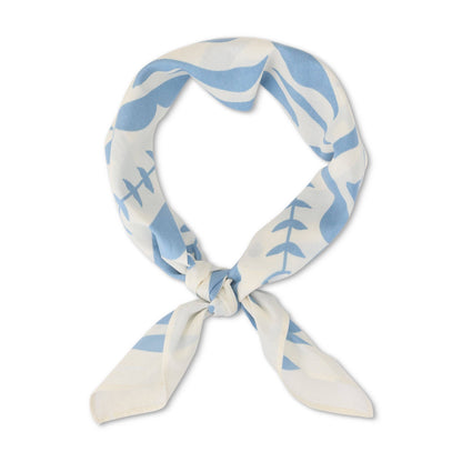 Happiness Bandanas - Blue/wht floral - Calm