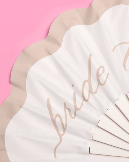 Bride To Be Fan | Pearl, White, Bachelorette Gift