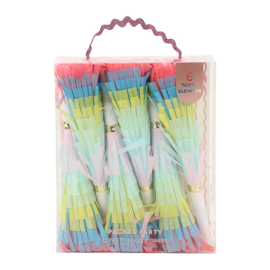 Frill Seeker Fringe Party Blowers Set