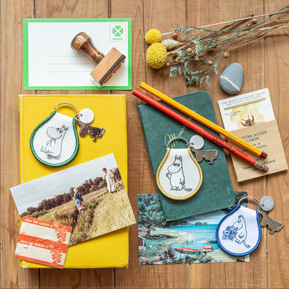 3P4 x Moomin® - Moomintroll Garden Patch Keychain + Charm