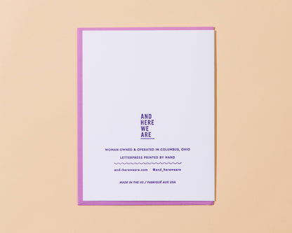 Letterpress Everyday Card—In This Economy? (Art, Munch)