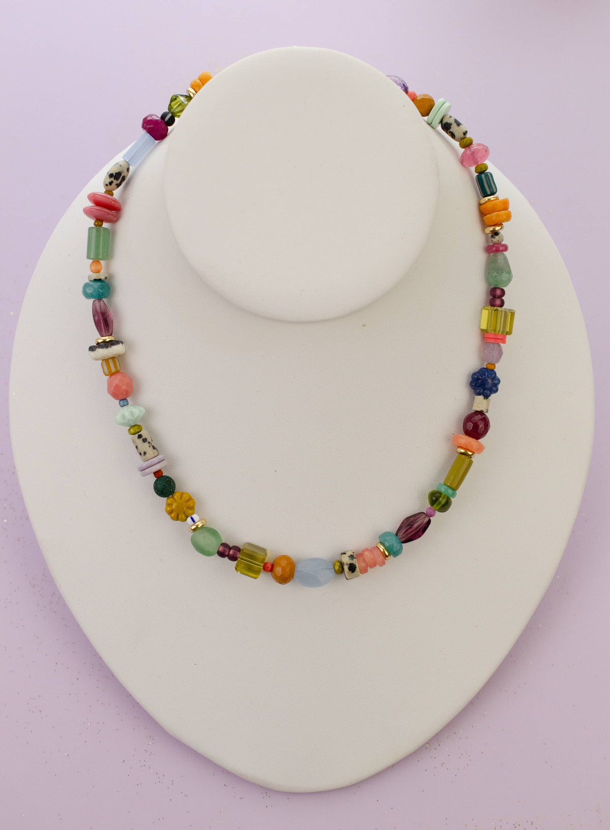 Beaded Colorful Friendship Necklace