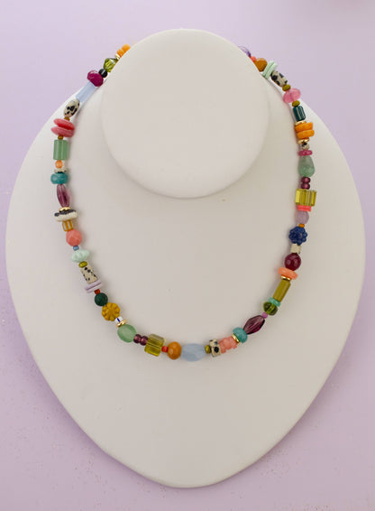 Beaded Colorful Friendship Necklace