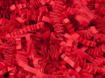 Crinkle Cut Paper Shred Small Packs: 1 Pack / 8 oz Bag / White & Iridescent