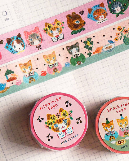 Gold Foil Washi Tape - Snack Time