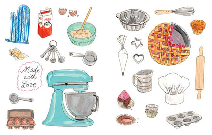 The Eclectic World of Julia Rothman Sticker Book: Hardcover