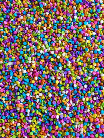 Teeny Tiny Pastel Sequins: 85g/3oz (4oz Volume) Bottle