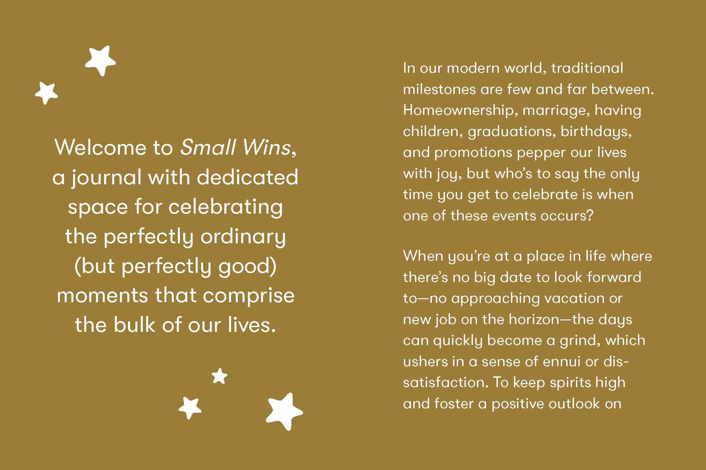 Small Wins