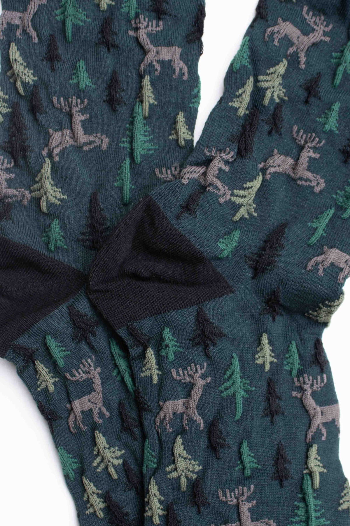 Christmas Casual Crew Socks for Holiday: Olive