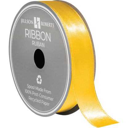Yellow - Satin Ribbon – 7/8"