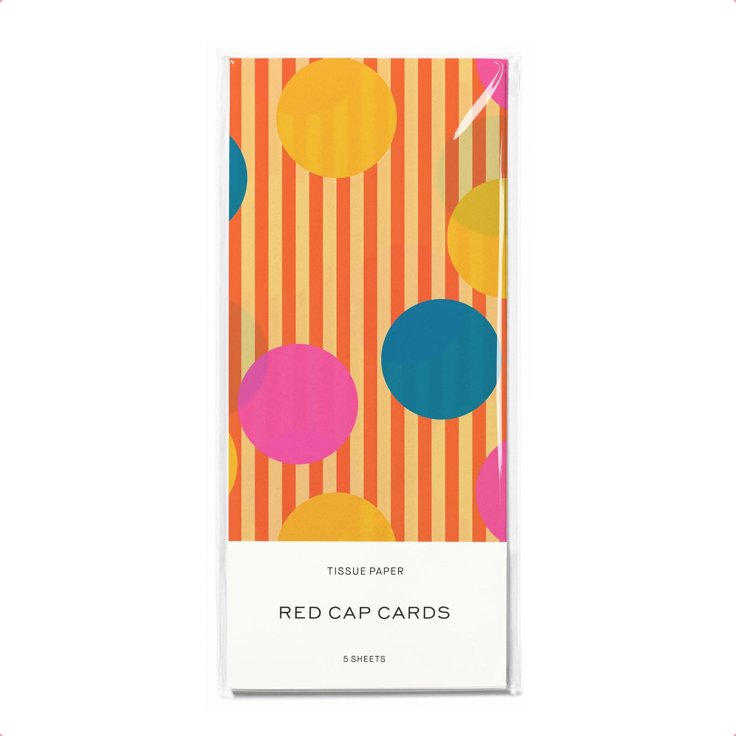 Polka Dots tissue paper - 5 Sheets