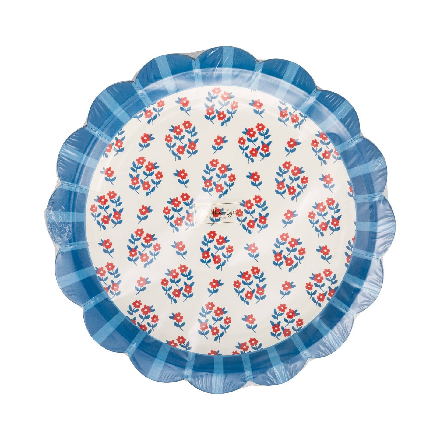 FLA1241 - Floral Paper Plate Set - 9"