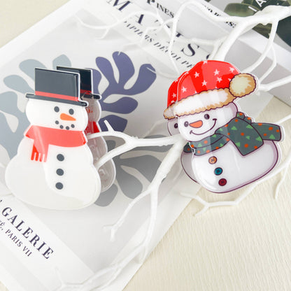 Snowman Hair Clip