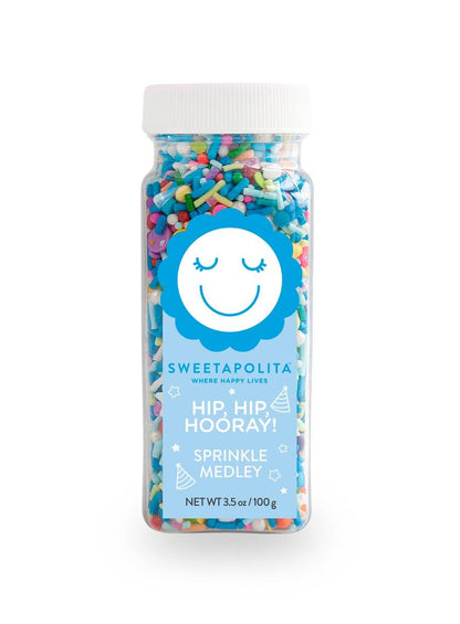 Hip, Hip, Hooray! Sprinkle Medley - US: 3.5oz Bottle (4oz Volume)