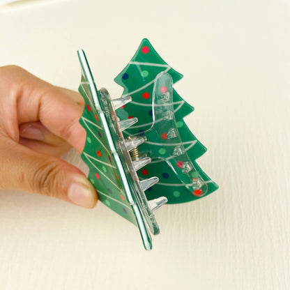 Christmas  Santa Hair Claw Clip,Christmas  tree Hair clip: B20-1-20