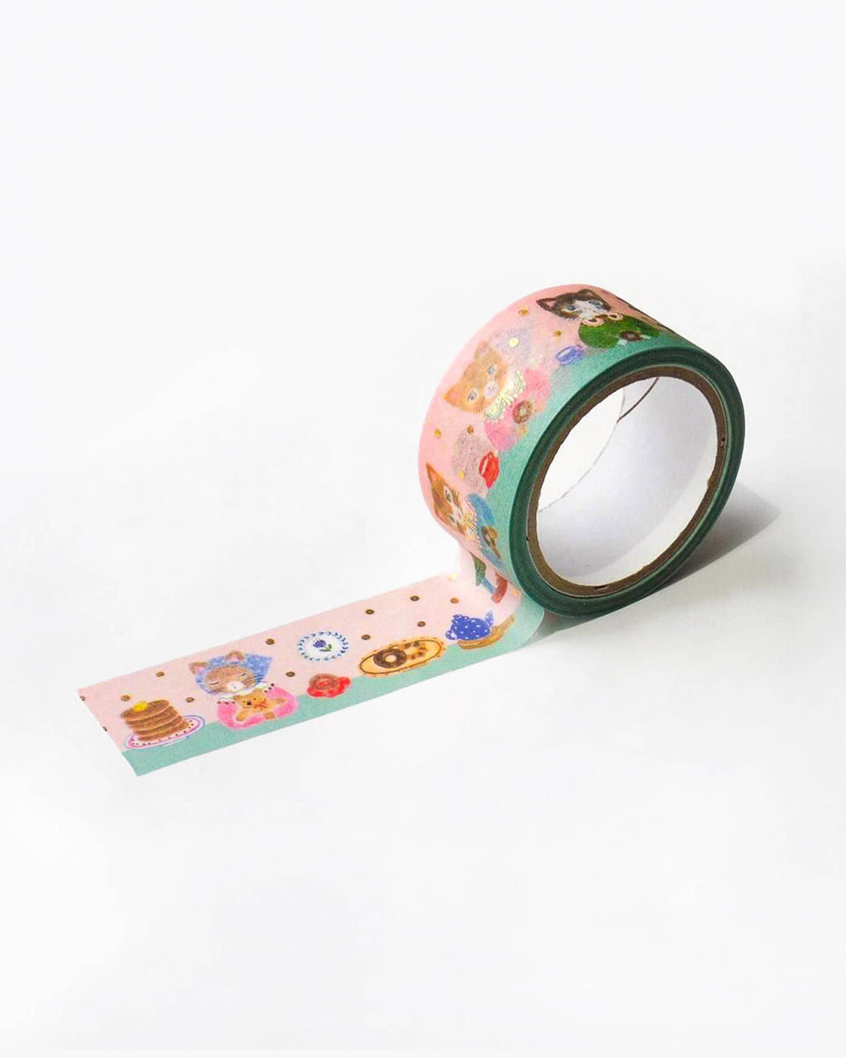 Gold Foil Washi Tape - Snack Time
