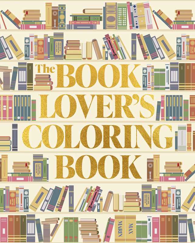 Book Lover's Coloring Book by Max Marin: Paperback; 96 pages / English