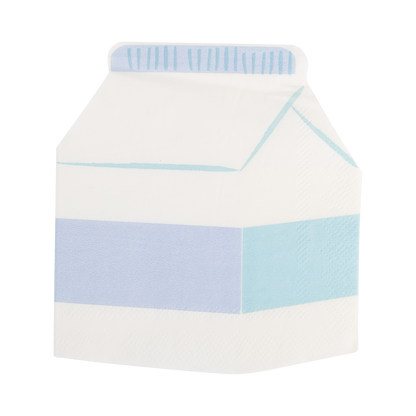 Milk Carton Cocktail Napkin Set