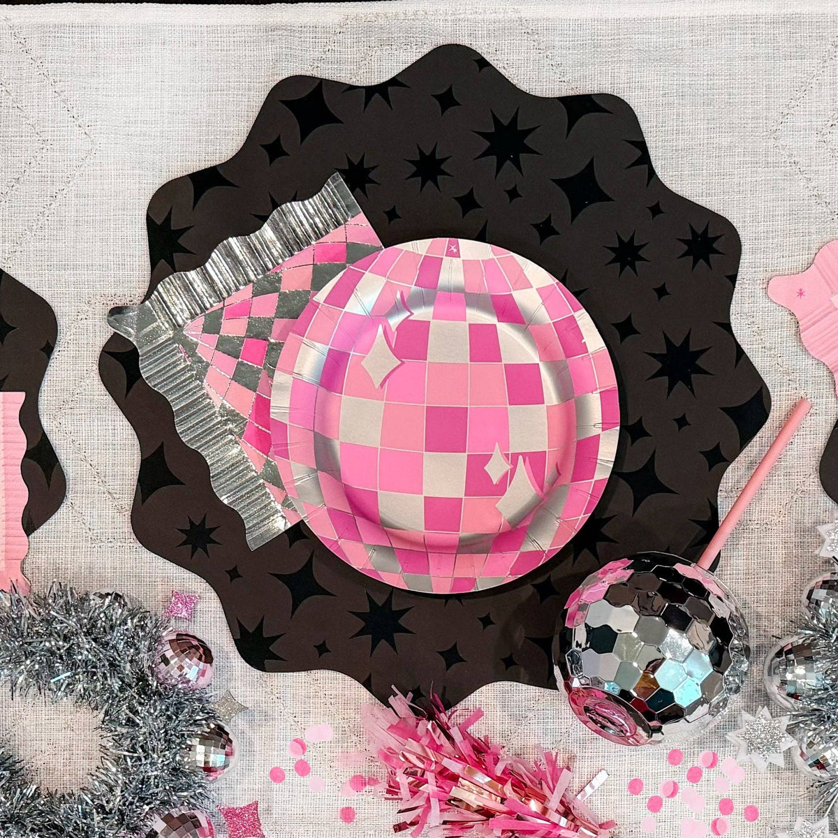 Keep on Dancing Disco Ball Plates
