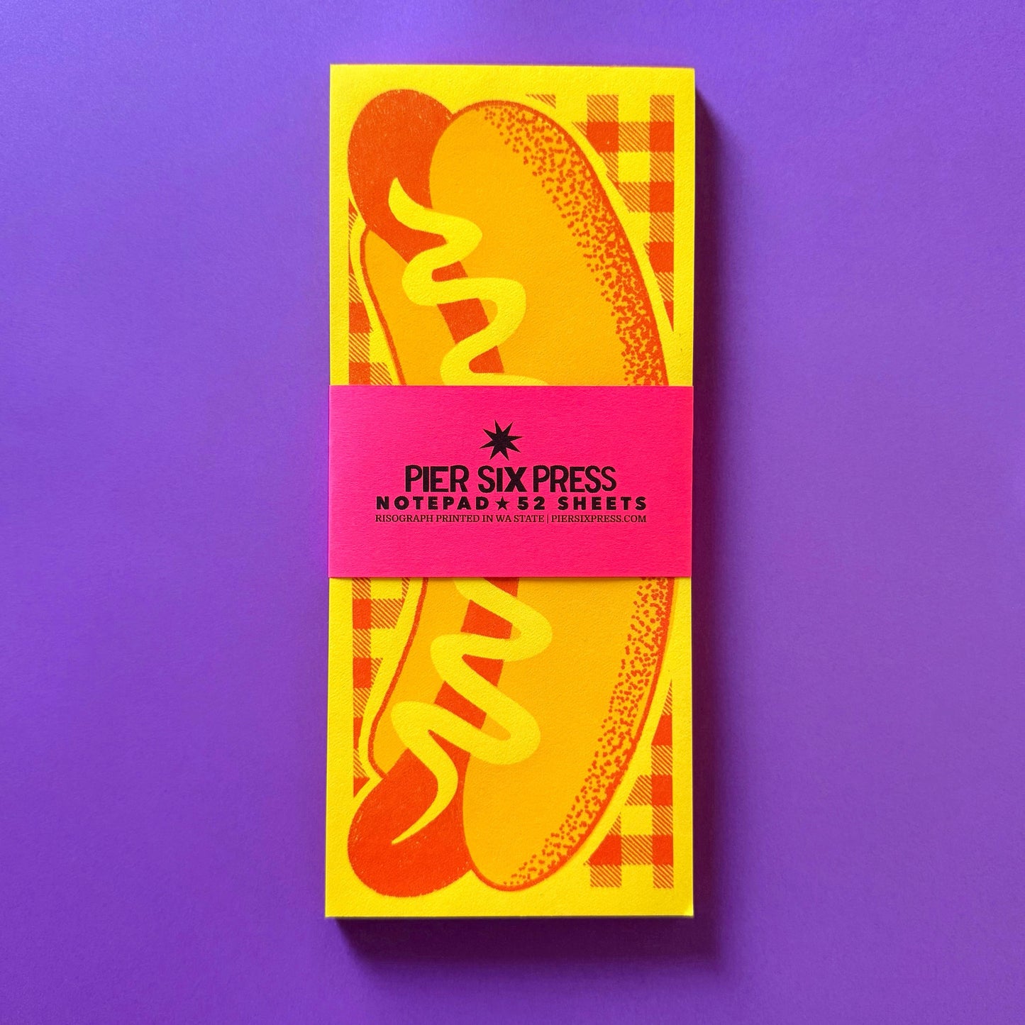 Hot Dog Picnic Pad - Risograph Market Notepad