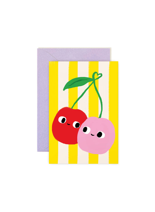 Cherry Friends – Mini Note Card for Everyday Gifts