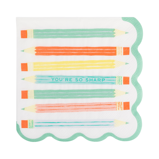 Pencil Cocktail Napkin