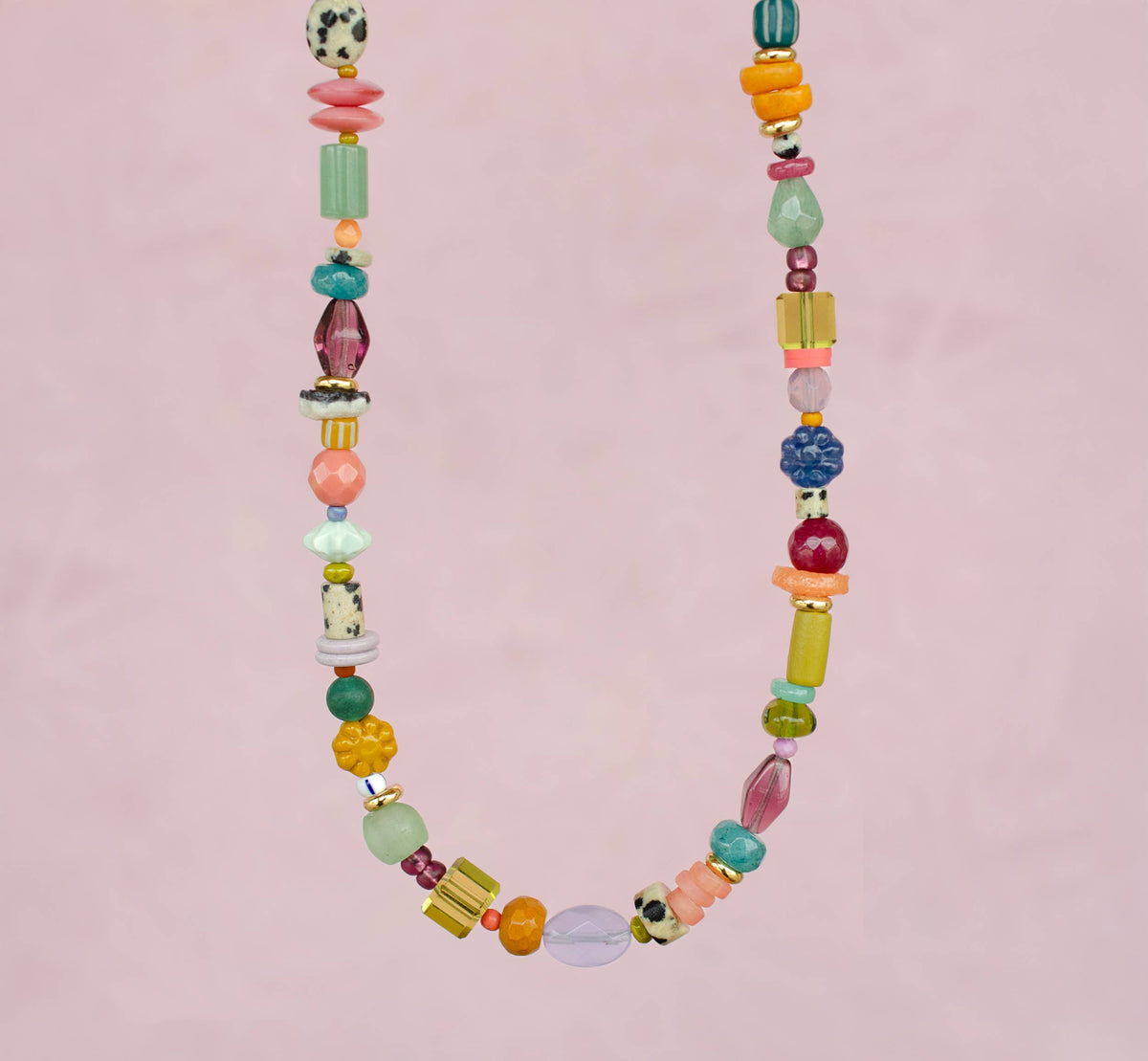 Beaded Colorful Friendship Necklace
