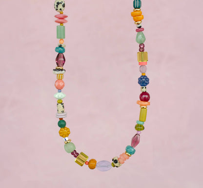 Beaded Colorful Friendship Necklace