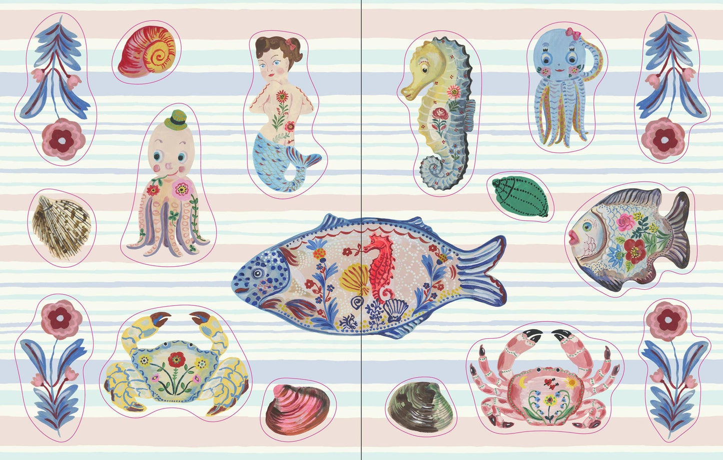 Nathalie Lete Sticker Book: Hardcover