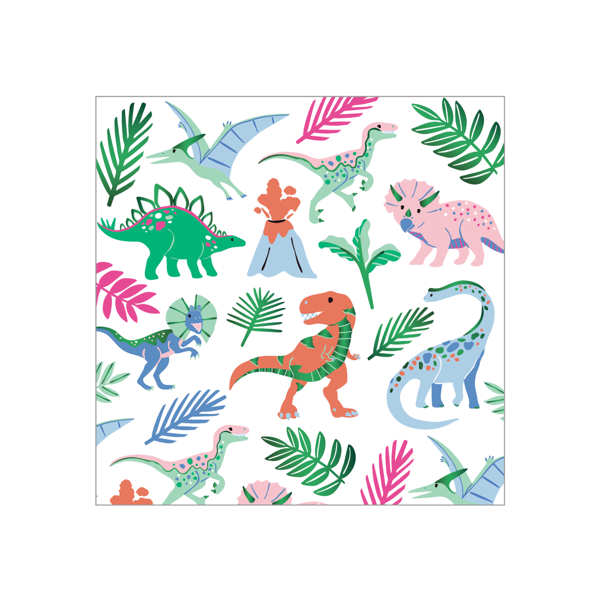 Wild Dinosaur Large Napkins (Set of 20)