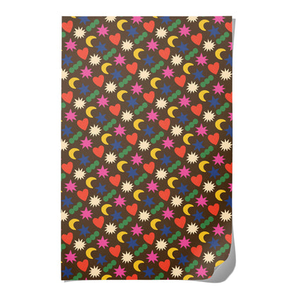 Rainbow Charms wrapping paper