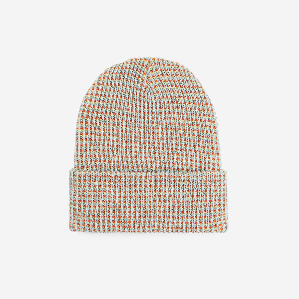 Simple Grid Knit Beanie: Fuchsia