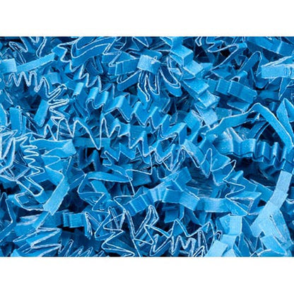 Crinkle Cut Paper Shred Small Packs: 1 Pack / 8 oz Bag / White & Iridescent