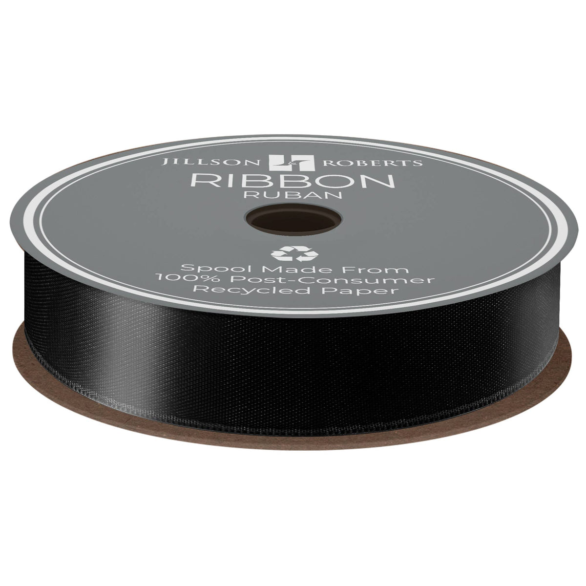 Black - Satin Ribbon – 7/8"