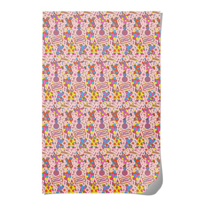 Clowns wrapping paper