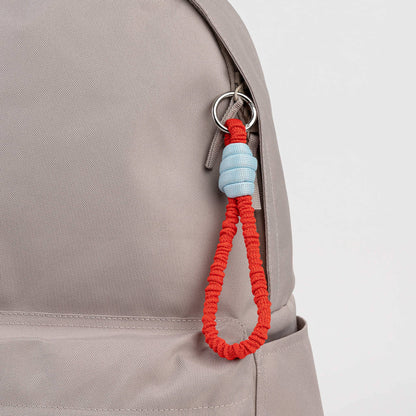 Ruffle Loop Keychain: Poppy Lilac