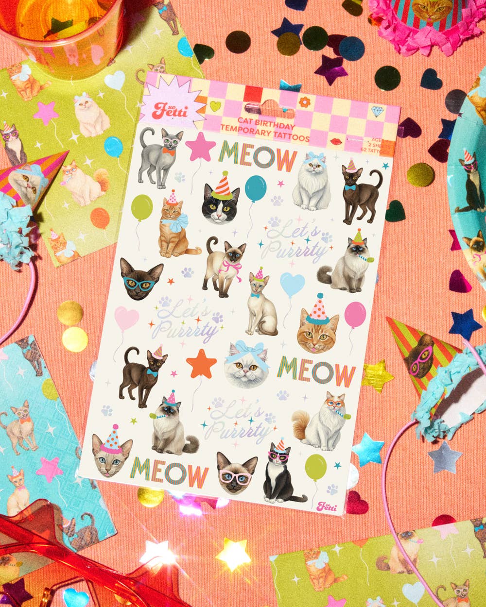 Cat Birthday Tattoos | kitty party, cat lover, meow