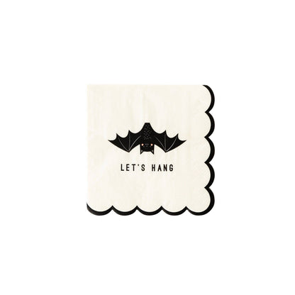 Freakin' Bats Let's Hang Paper Cocktail Napkin