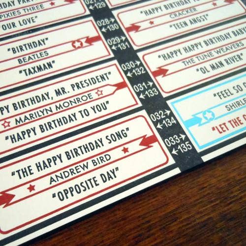 Birthday Jukebox