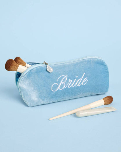 Bride Velvet Cosmetic Bag | bridal shower gift