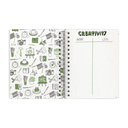 Julia Rothman More/Less Journal Guided Journal